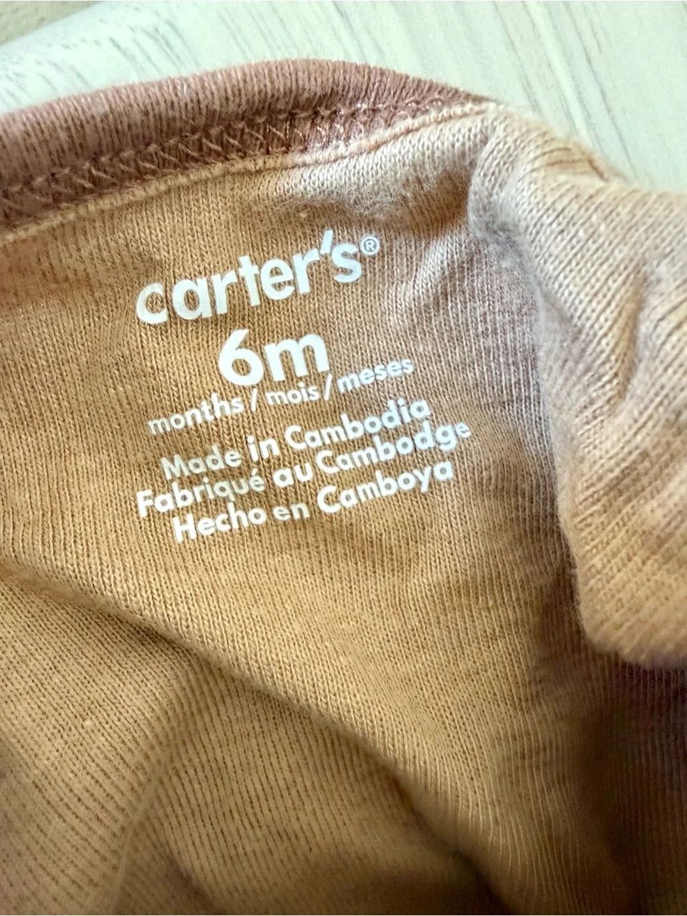 Carter's Baby 7-Pack Short-Sleeve Bodysuits. Size 6 months